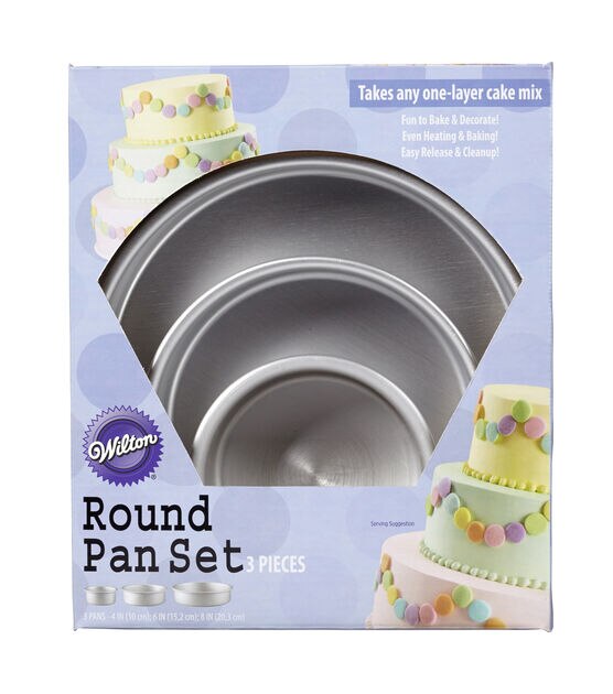 5 pcs Heart Round Shaped Spring Form Non Stick Wedding Baking Cake Tins Pan Set